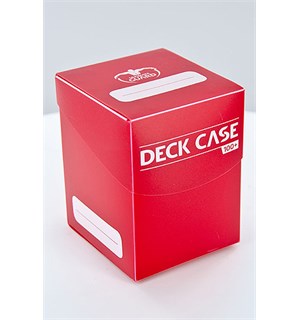 Deck Case Ultimate Guard 100+ Rød Samleboks for 100  kort m/double sleeve 